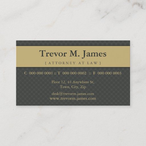 Customizable CLASSY BUSINESS CARD :: stately 3L