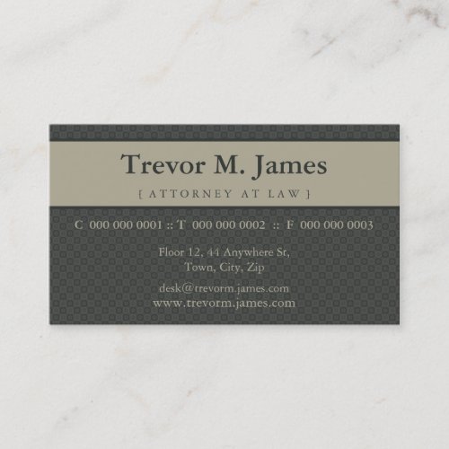 CLASSY BUSINESS CARD :: stately 4L