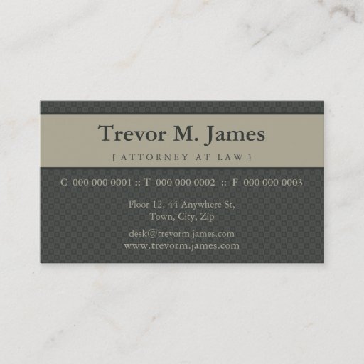 Customizable CLASSY BUSINESS CARD :: stately 4L