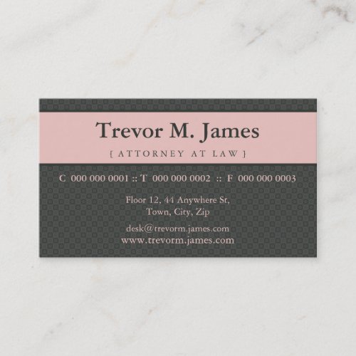 CLASSY BUSINESS CARD :: stately 6L