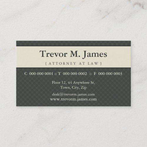CLASSY BUSINESS CARD :: stately 8L