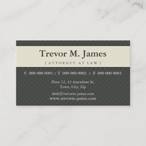 Customizable CLASSY BUSINESS CARD :: stately 8L