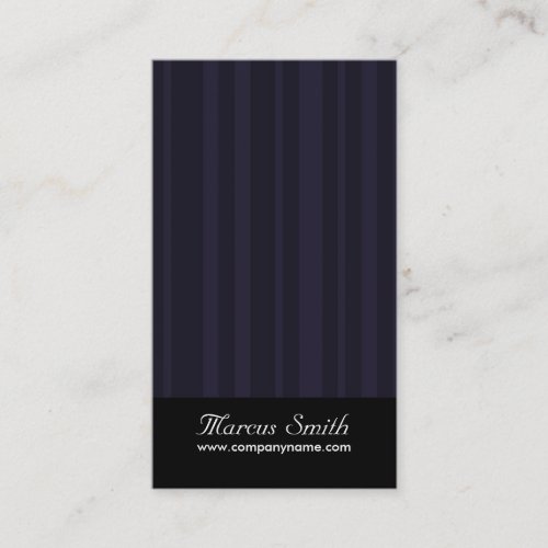 Classy Business Cards - Vertical Stripe Design