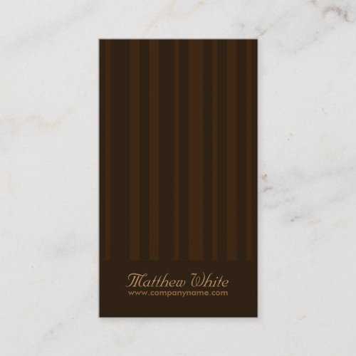 Classy Business Cards _ Vertical Stripe Design