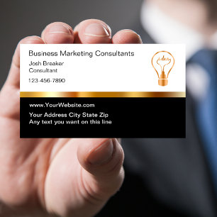 Classy Business Marketing Business Cards