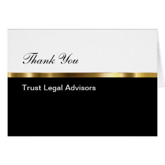 Classy Business Thank You Card
