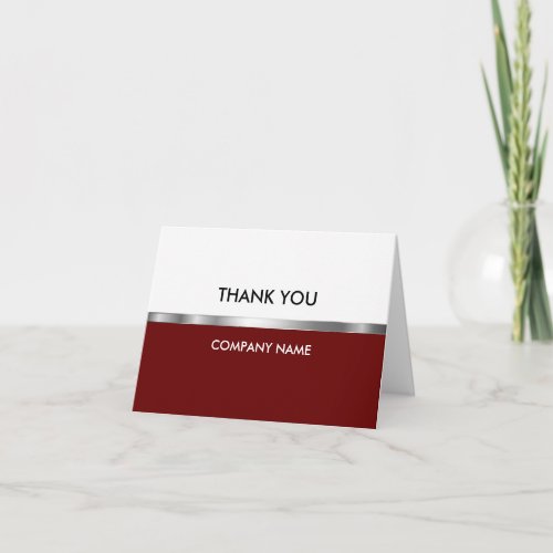 Classy Business Thank You Cards