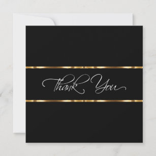 Classy Business Thank You Cards Logo Template