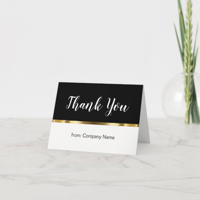 Classy Business Thank You Notes (Front)