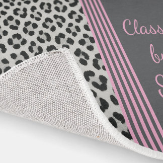 Classy but Sassy Leopard Print Rug