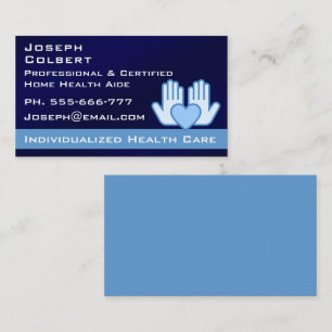 Classy Caregiver Home Health Business Cards
