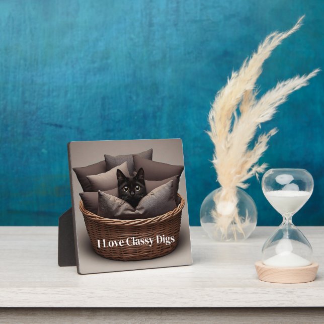 Classy Cat  Plaque (Insitu)