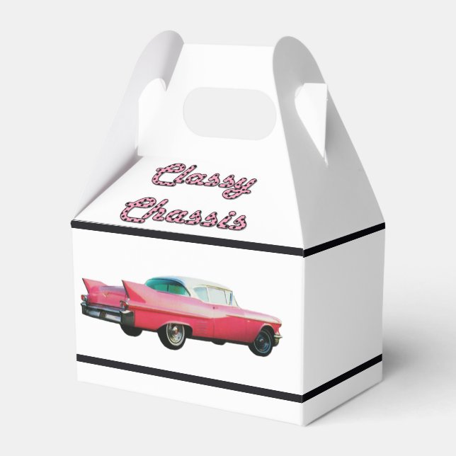 Classy Chassis Favor Boxes (Front Side)