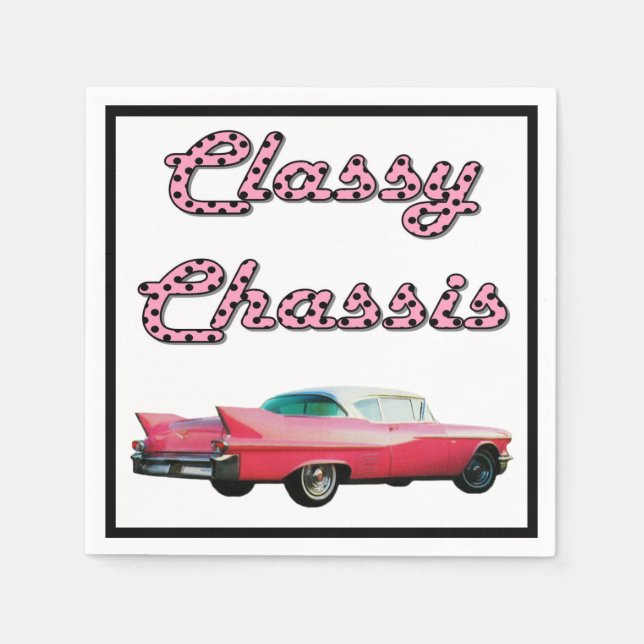 Classy Chassis Napkins (Front)