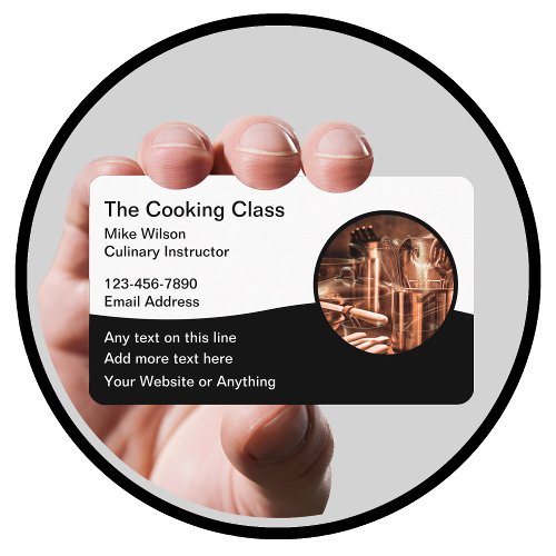 Classy Chef And Culinary Theme Business Cards