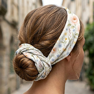 Classy Chic Bandana With Floral Art Pattern