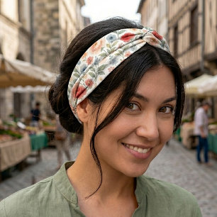 Classy Chic Bandana With Floral Art Pattern