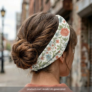 Classy Chic Bandana With Floral Art Pattern