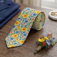 Classy Chic Colorful Leaves Floral Art Pattern