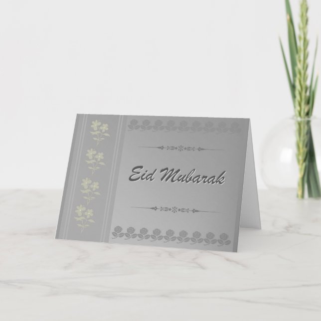 Classy & Chic Eid Mubarak Card (Front)