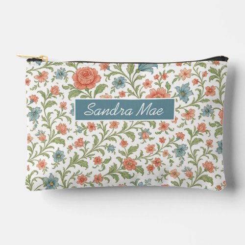 Classy Chic Floral Art Pattern Toiletry Bag