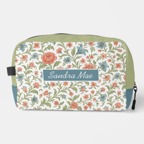 Classy Chic Floral Art Pattern Toiletry Bag