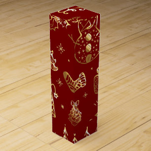 Classy Christmas Gift Wine Box
