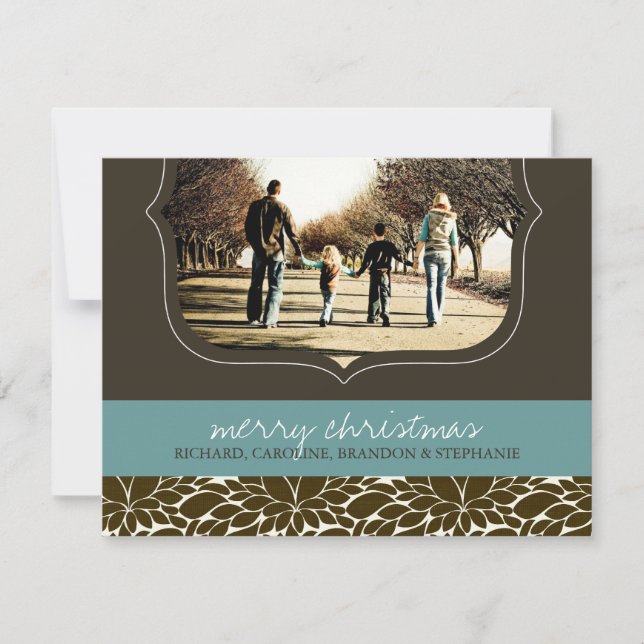 Classy Christmas Photo Card (Front)