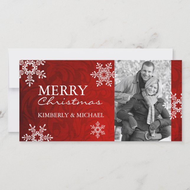 Classy Christmas Photo Cards (Front)