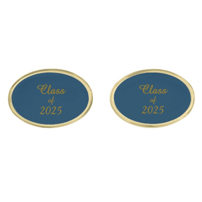 Classy Class of 2025 Cufflinks (Front)