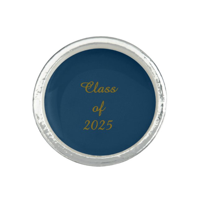 Classy Class of 2025 Ring (Front)
