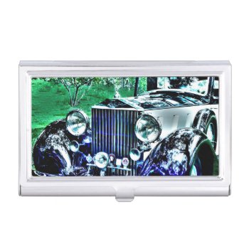 Classy Classic Roll Royce Business Card Case by PattiJAdkins at Zazzle