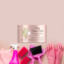 Classy Cleaning Service Maid Rose Gold Spark Business Card