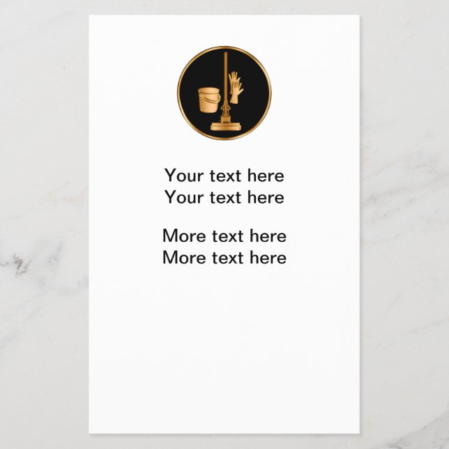 Classy Cleaning Service Promotional Flyer (Front)