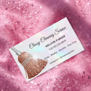 Classy Cleaning Services Business Card