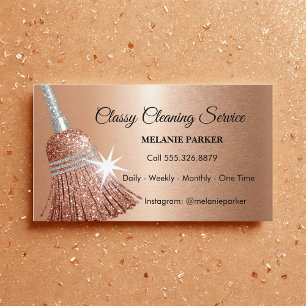 Classy Cleaning Services Business Card