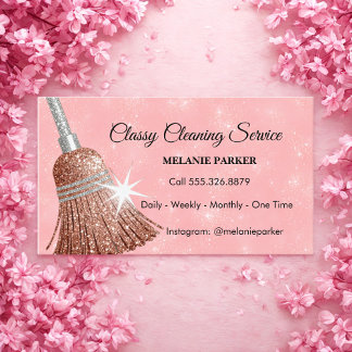 Classy Cleaning Services Business Card