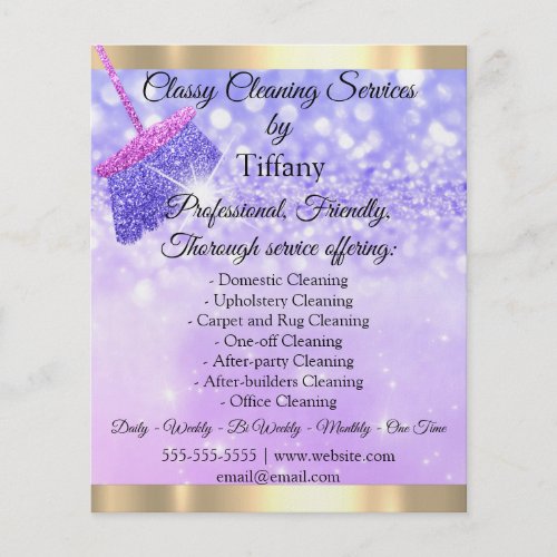 Classy Cleaning Services House Keeping Elegant Flyer