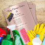 Classy Cleaning Services House Keeping Maid Price Flyer