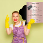Classy Cleaning Services House Keeping Rose Silver Flyer<br><div class="desc">As a cleaning services provider, promoting your business to reach a wider audience and attract more clients is essential. One of the most effective ways to do this is by designing a brochure or flyer that showcases your services and prices in a visually appealing way. A well-designed brochure can help...</div>