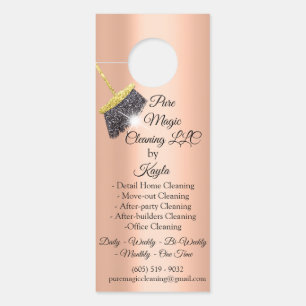 Classy Cleaning Services Move-out Cleaning Rose  Door Hanger
