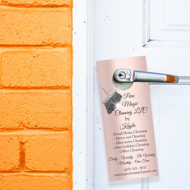 Classy Cleaning Services Move-out Cleaning Rose Door Hanger (Classy Cleaning Services Move-out Cleaning Rose Door Hanger)