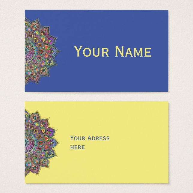 Classy Colorfully Mandala India Style 1 (Front & Back)