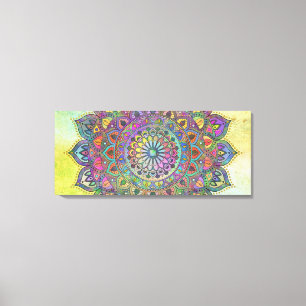 Classy Colorfully Mandala India Style 1 Canvas Print