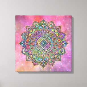 Classy Colorfully Mandala India Style 1 Canvas Print