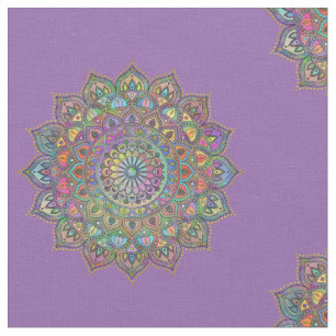 Classy Colorfully Mandala India Style 1 Fabric