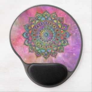 Classy Colorfully Mandala India Style 1 Gel Mouse Pad