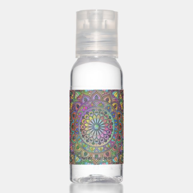 Classy Colorfully Mandala India Style 1 Hand Sanitizer (Front)