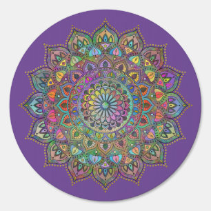 Classy Colorfully Mandala India Style 1 Sign
