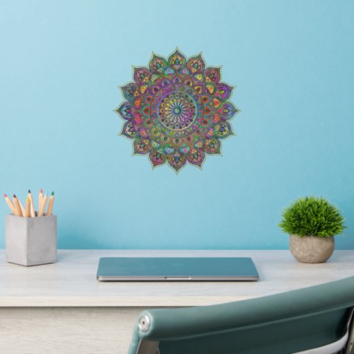 Classy Colorfully Mandala India Style 1 Wall Decal